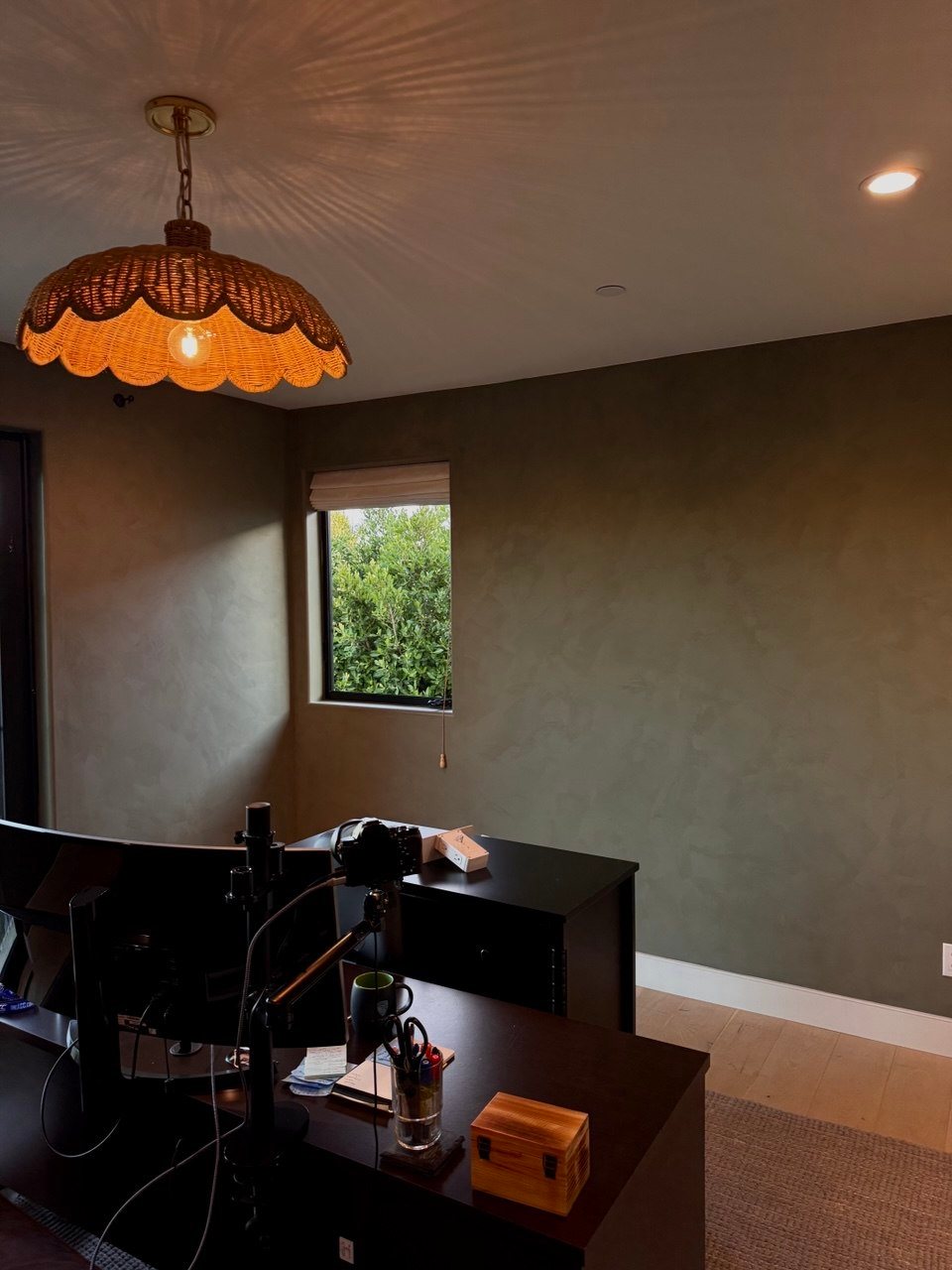 Olive Roman clay home office, Los Angeles